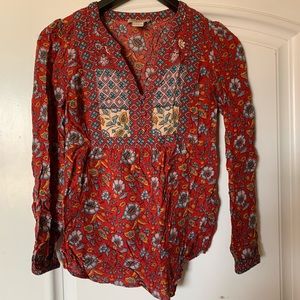 Lucky Brand 3/4 length sleeve shirt 👚XS